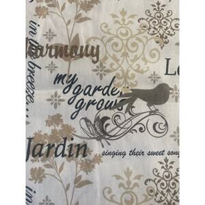 "Le Jardin" design by Richloom fabric vintage swatch 3 yards x 45” wide